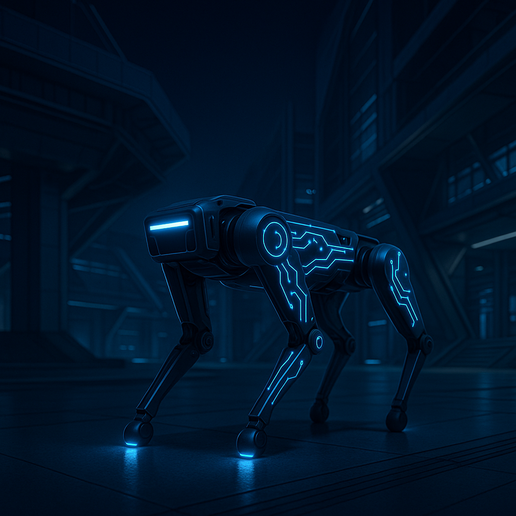 Rauk1 autonomous patrol robot providing security services